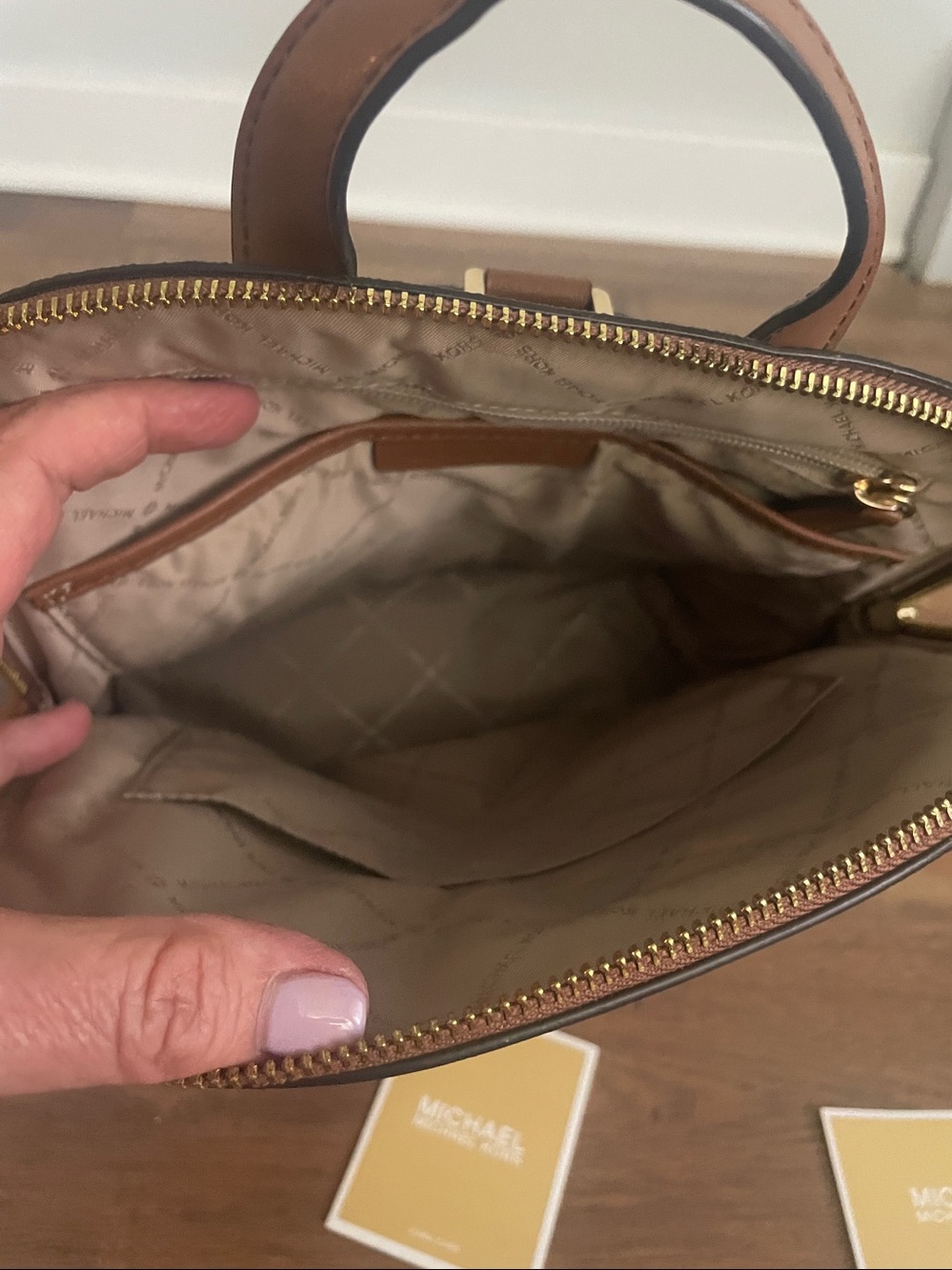 Michael Kors Emmy Large Dome Backpack $550 - Picture 9 of 14